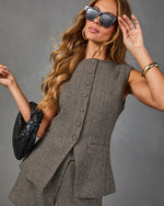Windsor Lane Plaid Vest Top