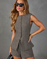 Windsor Lane Plaid Vest Top