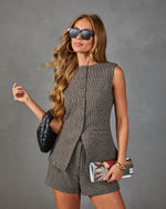 Windsor Lane Plaid Vest Top