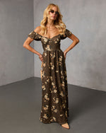 Prairie Reverie Printed Midi Dress