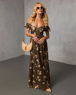 Prairie Reverie Printed Midi Dress