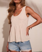 Lariah Linen Blend Tank Top