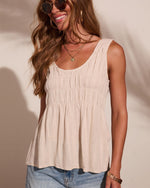 Lariah Linen Blend Tank Top