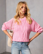 Teodora Cable Knit Sweater