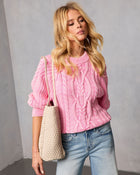 Teodora Cable Knit Sweater