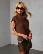 Britlin Ribbed Turtleneck Sweater