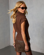 Britlin Ribbed Turtleneck Sweater