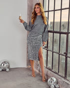 Claudette Pearl Embellished Knit Sweater