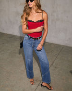 Ellie Mesh Corset Top