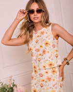 Fresh Aura Floral Twill Top