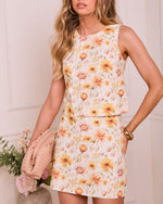 Fresh Aura Floral Mini Skirt