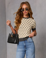 Warm Feelings Heart Knit Sweater