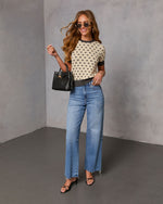 Warm Feelings Heart Knit Sweater