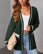 Tennis Club Graphic Knit Cardigan