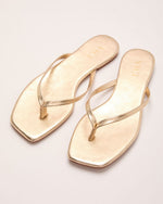 Gael Metallic Thong Sandals