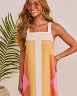Fresh Glow Abstract Shift Maxi Dress