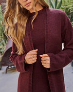 Soft Aura Knit Longline Cardigan