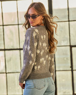 Dawn of Something Printed Cardigan