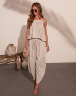 Yacht Day Striped Cotton Cami