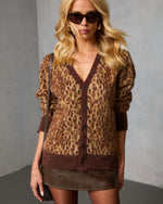 Glenmere Leopard Print Cardigan