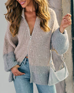 Yvaine Knit Sequin Color Block Sweater