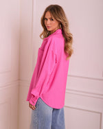 Liandra Twill Button Down Top