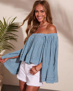 Summer Rodeo Cotton Off The Shoulder Top