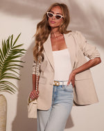 Marinah Linen Blend Blazer