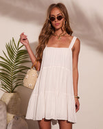 Destination Chic Tiered Mini Dress