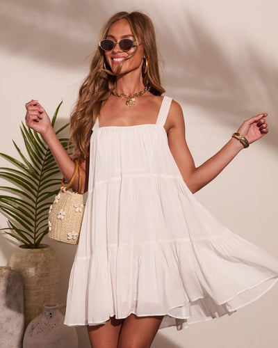 Destination Chic Tiered Mini Dress – VICI