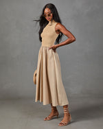 Weekend Darling Color Block Midi Dress