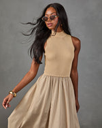 Weekend Darling Color Block Midi Dress