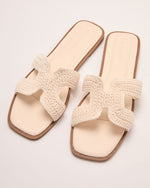 Albah Crochet H Strap Sandals
