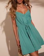 Ocean Avenue Linen Blend Mini Dress