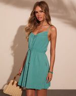 Ocean Avenue Linen Blend Mini Dress