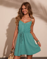 Ocean Avenue Linen Blend Mini Dress