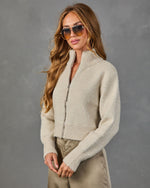 Natalia Knit Funnel Neck Cardigan