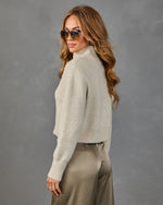 Natalia Knit Funnel Neck Cardigan