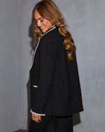 Seinah Embellished Trim Blazer