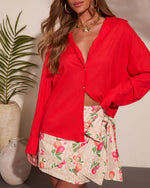 Travel Light Button Down Top