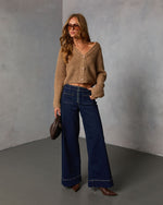 Sand % Chic Focus Knit Cardigan-2