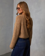 Sand % Chic Focus Knit Cardigan-4