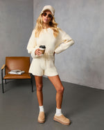 Karena Drawstring Waist Romper