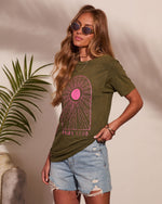 La Palma Club Cotton Graphic Short Sleeve Tee