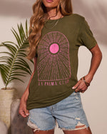 La Palma Club Cotton Graphic Short Sleeve Tee