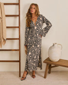 Ocean Club Tropical Print Maxi Dress