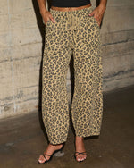 Soft Claw Printed Drawstring Pants