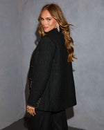 Twilight Toast Chain Link Trim Blazer