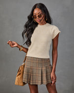 Nila Knit Short Sleeve Sweater