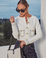 Rianah Contrast Stitch Sweater